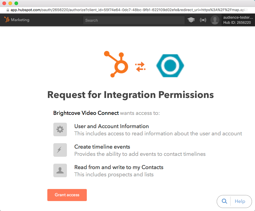 acceso a hubspot