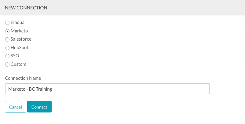 configuración de audiencia
